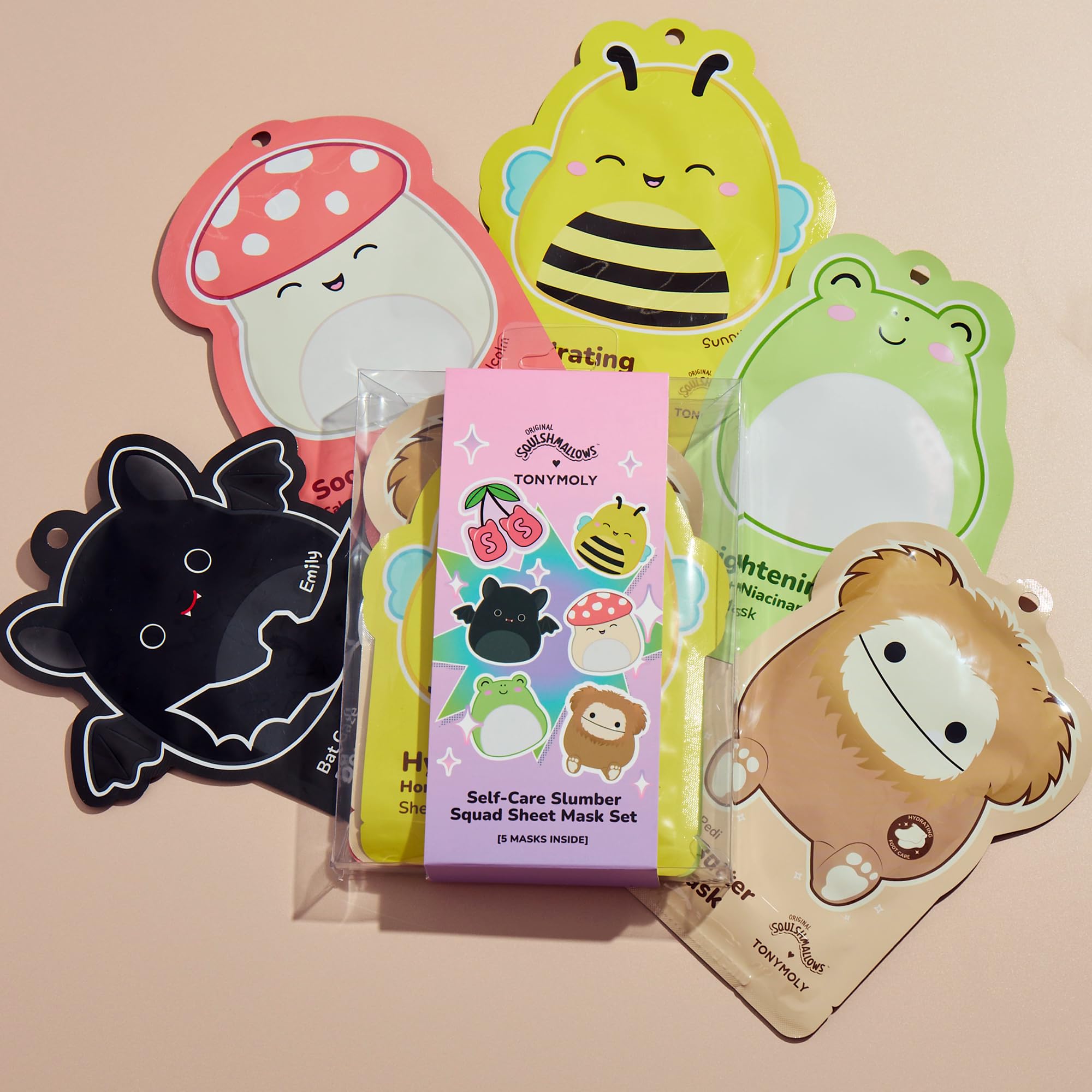Amazon.com: TONYMOLY x Squishmallows Self-Care Slumber Squad Sheet